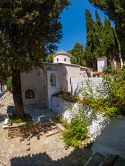 Monastery of Panagia Ikonistria on Skiathos island. 