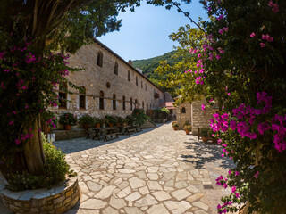 Holy Monastery of the Annunciation to the Virgin Mary, Skiathos island. 