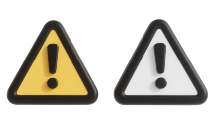 exclamation mark warning sign