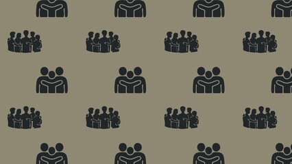 Friendship day vector pattern design