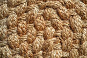 Braided Jute Rug with Natural Finish for Eco-Friendly Interior Design
