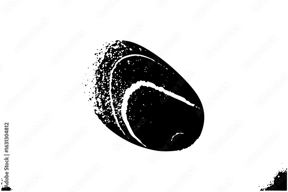 Poster vector distressed oval shape with textured edge and central .