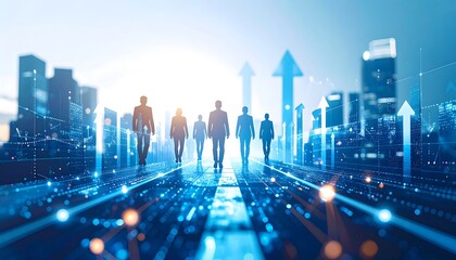 Business success, digital path