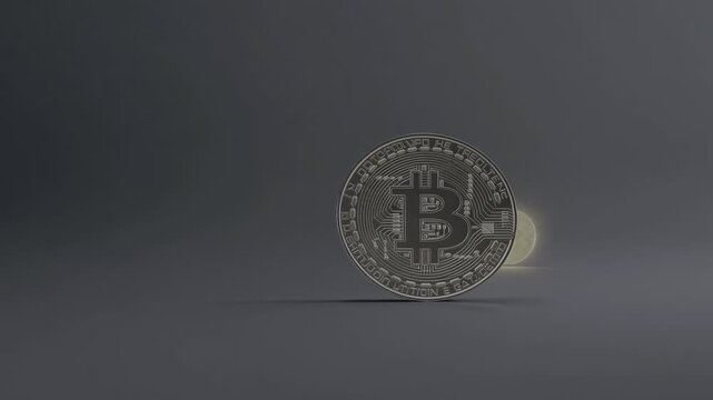 Bitcoin rests atop gold bars, symbolizing digital wealth and investment