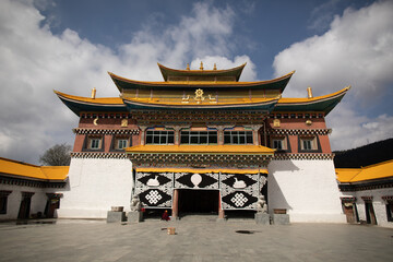 Muli Monastery in the Tibetan area of Sichuan Province, China