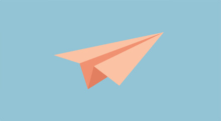 Paper plane soars against soft blue, representing new ventures and fresh outlook