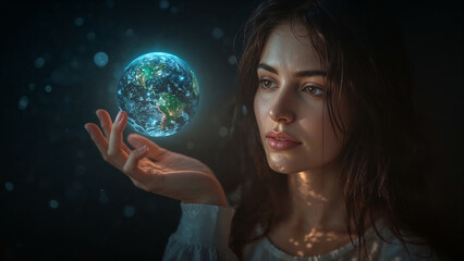 Naklejka premium Our planet Earth.