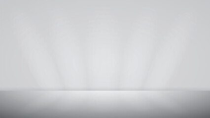 White background wall studio display presentation