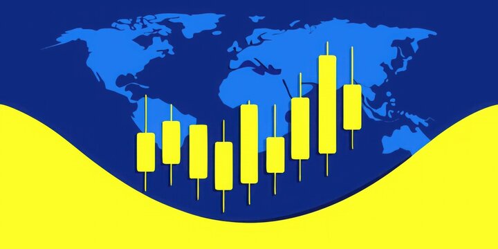 world map with binary code - Powered by Adobe
