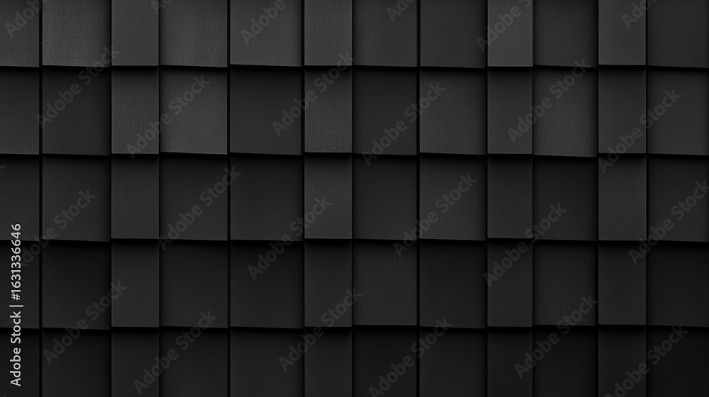 Poster dark square textured wall surface background design