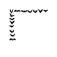 bat corner border frame