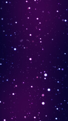 shiny stars and bokeh lights glittering and glowing and particles , abstract blue and pink new year and christmas, vertical social media background	
