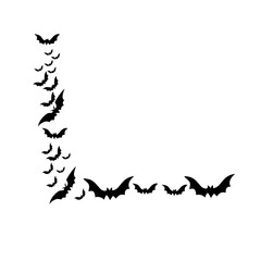 bat corner border frame