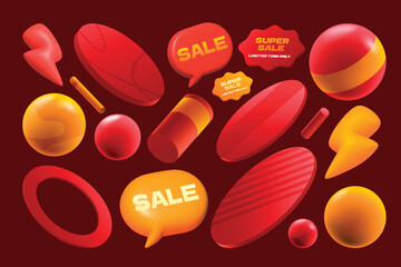 3D SALE_ORIGINAL vector design mega