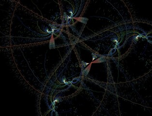 Imaginatory fractal abstract background Image