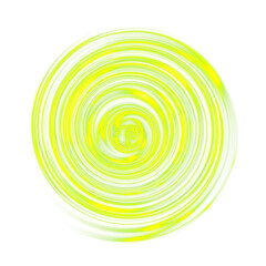 Vortex of green Electric Light Spiral
