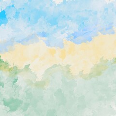 grunge background with blue sky