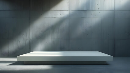 Fototapeta premium empty room with white walls