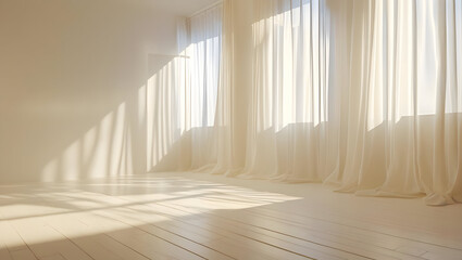 Obraz premium empty room with window
