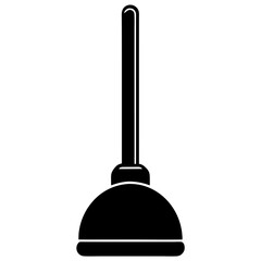 Naklejka premium plunger vector illustration