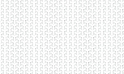 Abstract geometric white seamless pattern background. Vector geometric pattern.