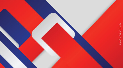 modern abstract background red, blue, white and silver colorful gradient illustrator design