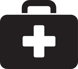 First Aid Kit Icon | Medical & Health Symbol | Emergency & Safety Vector
