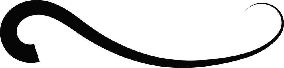 Squiggle brush scribble underline. Marker pen emphasis highlight swoosh stroke. marker emphasis squiggle element. swoosh brush underline
