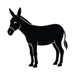 Obraz premium donkey vector illustration