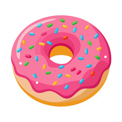 donut isolated on white