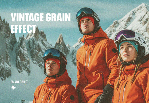 Vintage Grain Photo Effect