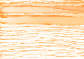 夕焼けの空に色・海の色。オレンジの背景