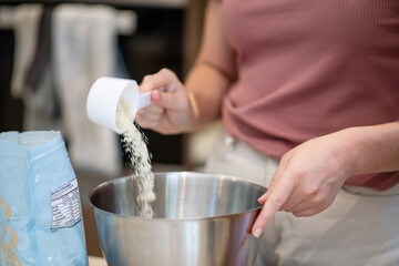 making a shortcrust pastry for a tart