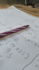 Math Calculation on Paper with Pen