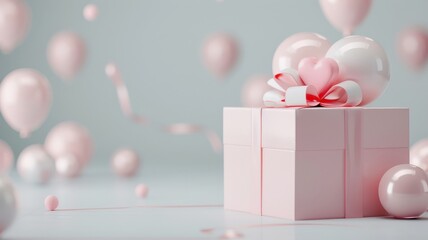 A close-up of a pink podium engraved with the recipient's name and a message.