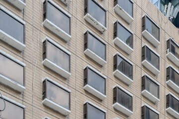 Contemporary office buildings in an urban area with clean lines and modern design.