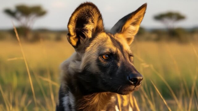 Portraits of African Wild Dogs in the Wild: A Stunning Close-Up Series
