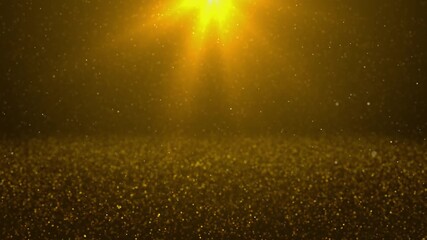 Golden Sparkling Background Light Rays magical luxurious atmosphere. luxury branding, or holiday promotions. shine sparkle, creating abstract beams radiate energy movement in stunning visual displays.