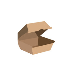 3D Cardboard Sandwich Delivery Container