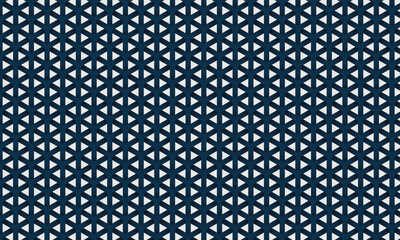 Abstract geometric blue seamless pattern background. Vector geometric pattern.