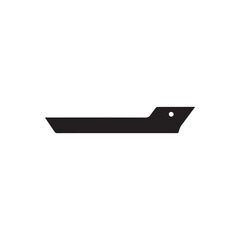 Cargo Ship Icon for Marine Transportation Industry