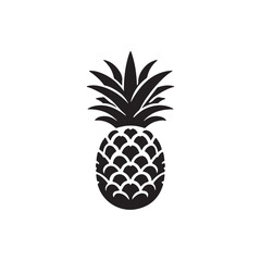 Juicy Pineapple Fruit Icon for Export Use
