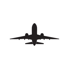 Commercial Airplane Icon for Travel Industry