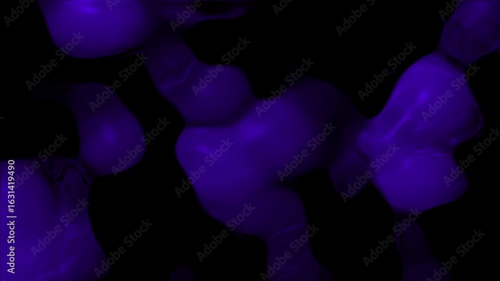Poster purple color moving fluid textured gradient design on black background