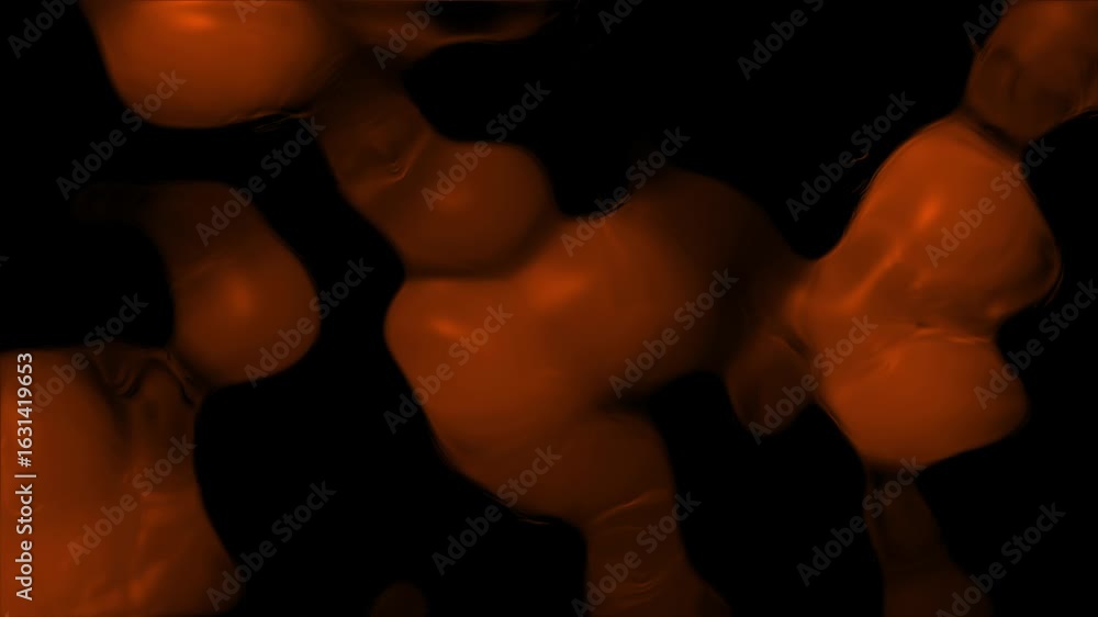 Poster white color moving fluid textured gradient design on black background