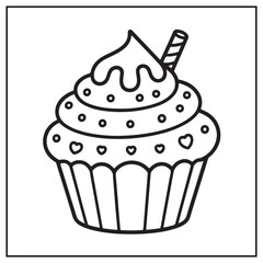 Little Candy Houses Coloring Pages