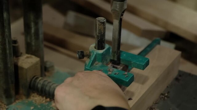 Creating a precise mortise and tenon joint with a machine