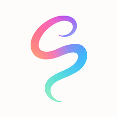 vector illustration of a number eight