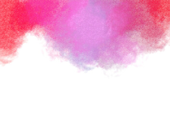 Abstract grunge rough brush strokes overlay cutout, paint strokes with brush fluid texture, watercolor strokes cutout on transparent background