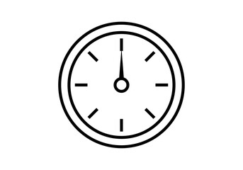 Icono negro con medidor analógico en fondo blanco